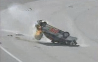 Illustration for article titled Top Ten Most Important NASCAR Crashes Of All Time